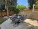 Outdoor patio space features ample seating and lush, landscaped surroundings at 3194 S Milwaukee St, Denver, CO 80210