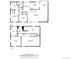 Detailed floor plan showcasing the layout of the home with room dimensions for floors 1 and 2 at 4140 S Inca St, Englewood, CO 80110