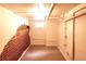 Unfinished basement area with exposed brick and ample space for storage or customization at 723 Steele St, Denver, CO 80206