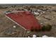 Aerial view of a home on 2.05 acres at 44011 Morning Star Court, Elizabeth, CO, with a large lot and mountain views at 44011 Morning Star Ct, Elizabeth, CO 80107