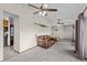 Large living room with an open floor plan and ample seating at 44011 Morning Star Ct, Elizabeth, CO 80107