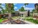 Beautiful backyard with covered patio and synthetic grass at 2990 S Sherman St, Englewood, CO 80113