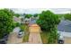 Charming single-Gathering home with well-kept lawn, mature trees, and solar panels on the roof at 7961 Jared Way, Littleton, CO 80125