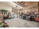 Spacious garage with ample storage and workspace, perfect for projects or hobbies at 4950 Mt Cameron Dr, Brighton, CO 80601