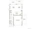 Floor plan of a home showing the layout of the kitchen, dining room, and living room at 45922 Gentry Ave, Bennett, CO 80102