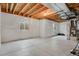 Unfinished basement with exposed ceiling and concrete floor at 1820 Ghost Dance Cir, Castle Rock, CO 80108