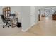 Home office area with desk and chair on the first floor at 1820 Ghost Dance Cir, Castle Rock, CO 80108