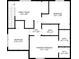 Floorplan showing Gathering room, hall, bedrooms, walk-in closet, and baths with room dimensions at 9595 Marmot Ridge Cir, Littleton, CO 80125