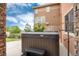 Backyard hot tub perfect for outdoor relaxation with great views of the community at 10783 Skydance Dr, Highlands Ranch, CO 80126