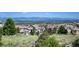 Picturesque neighborhood featuring mature trees and manicured lawns, plus incredible mountain views at 10783 Skydance Dr, Highlands Ranch, CO 80126