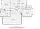 Detailed floor plan showcasing the layout of the home, including bedroom and bathroom dimensions and placement at 7157 S Niagara Ct, Centennial, CO 80112