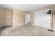A spacious bedroom has neutral walls and plush carpet with generous closet space and ample lighting at 3418 Elk Ct, Broomfield, CO 80020