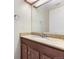 Bathroom with granite countertop and vanity at 4130 E 94Th Ave # B, Thornton, CO 80229