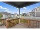 Inviting back deck with neighborhood views, perfect for outdoor relaxation and entertaining at 2248 Rosette Ln, Castle Rock, CO 80104