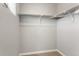 Ample closet space with carpeting and rack to provide organized storage at 2248 Rosette Ln, Castle Rock, CO 80104