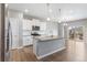 Bright, modern kitchen with stainless steel appliances and a large island at 2248 Rosette Ln, Castle Rock, CO 80104