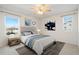Bedroom with a queen bed, nightstand and neutral decor at 2388 W 165Th Pl, Broomfield, CO 80023