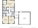 Detailed floor plan showcasing the layout of the bedrooms, bathrooms, and living spaces at 9642 Meade Ct, Westminster, CO 80031