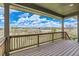 Relaxing outdoor deck with a view of the community at 4406 Sidewinder Loop, Castle Rock, CO 80108