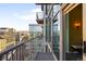 Condo balcony view with city skyline at 1700 Bassett St # 2216, Denver, CO 80202
