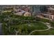 A sprawling urban green space complements modern high-rise apartments at 1700 Bassett St # 2216, Denver, CO 80202