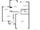 First floor plan with kitchen, living room, and garage layout at 3339 Blue Grass Cir, Castle Rock, CO 80109