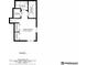 Floor 1 layout showcasing the living room, laundry, bathroom, and storage areas at 17611 Hoyt Pl, Parker, CO 80134