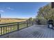 Spacious deck perfect for outdoor dining and enjoying panoramic views of the landscape at 4781 Mariposa Rd, Castle Rock, CO 80104