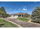 Charming home featuring a well-maintained yard, stone accents, and a three-car garage at 4781 Mariposa Rd, Castle Rock, CO 80104