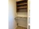 Home office with built-in shelves and granite countertop at 39110 E 146Th Ct, Keenesburg, CO 80643