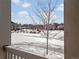 View of community park with playground from porch at 3260 Jonquil St, Castle Rock, CO 80109