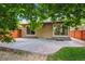 Backyard patio with sliding glass doors at 8563 Redstone St, Highlands Ranch, CO 80126