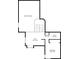 Upstairs level floor plan with a Loft, Bedroom and one Bath at 8563 Redstone St, Highlands Ranch, CO 80126