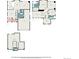 Complete floor plan including main floor, second floor, and basement at 5607 S Gray St, Littleton, CO 80123