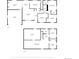 Detailed floor plan showcases the layout of the home, including room dimensions and overall structure at 5747 W Elmhurst Ave, Littleton, CO 80128