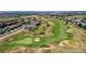 Beautiful aerial view of the community golf course and surrounding neighborhood at 11973 Song Bird Hills St, Parker, CO 80138