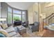 Bright living room with large windows, a piano, and stylish furnishings at 15756 E Aberdeen Ave, Centennial, CO 80016