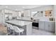 Bright kitchen features a large island, stainless appliances, and modern finishes at 7949 W Portland Ave, Littleton, CO 80128