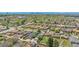 High angle view of residential area, highlighting the well-maintained homes and tree-lined streets at 3640 Forest St, Denver, CO 80207