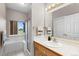 Bright bathroom with tub and shower combination, single sink, and modern fixtures that complements the space at 8007 Sunrise Cir, Frederick, CO 80516