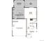 First floor floorplan featuring a gourmet kitchen, sunroom, and two-car garage at 484 S Rifle St, Aurora, CO 80017