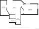 Floor plan showcases basement layout with utility room, living area, bedroom, and hall at 3390 S Ensenada Way, Aurora, CO 80013