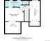 Upstairs floor plan featuring primary bedroom, walk-in closet, additional bedroom, and bathroom dimensions at 4244 Grove St, Denver, CO 80211