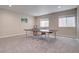 Finished basement features a ping pong table and neutral-colored walls at 4483 Fell Mist Way, Castle Rock, CO 80109