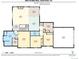 Detailed floor plan showcasing the layout of the home's main level, including the living room, kitchen, and bedrooms at 4483 Fell Mist Way, Castle Rock, CO 80109