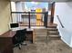 Office with a view of the kitchen with stainless appliances and granite countertops at 3216 S Granby Way, Aurora, CO 80014