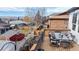 Spacious back deck area with mountain views and outdoor seating, perfect for relaxing and entertaining guests at 11666 W 74Th Way, Arvada, CO 80005