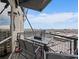 Balcony featuring seating and expansive city views at 2020 Arapahoe St # 1150, Denver, CO 80205