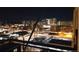 Night view from balcony with city lights and buildings at 2020 Arapahoe St # 1150, Denver, CO 80205