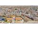 Aerial view of a peaceful residential area, surrounded by trees and neighboring homes at 14441 Maxwell Pl, Denver, CO 80239
